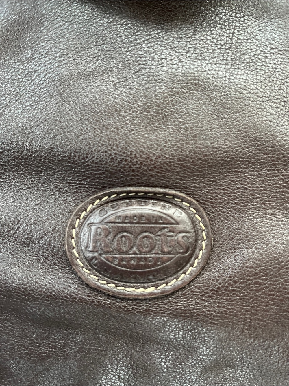 Roots Dark Brown Leather Crossbody Bag with Front Pockets - Picture 3 of 16